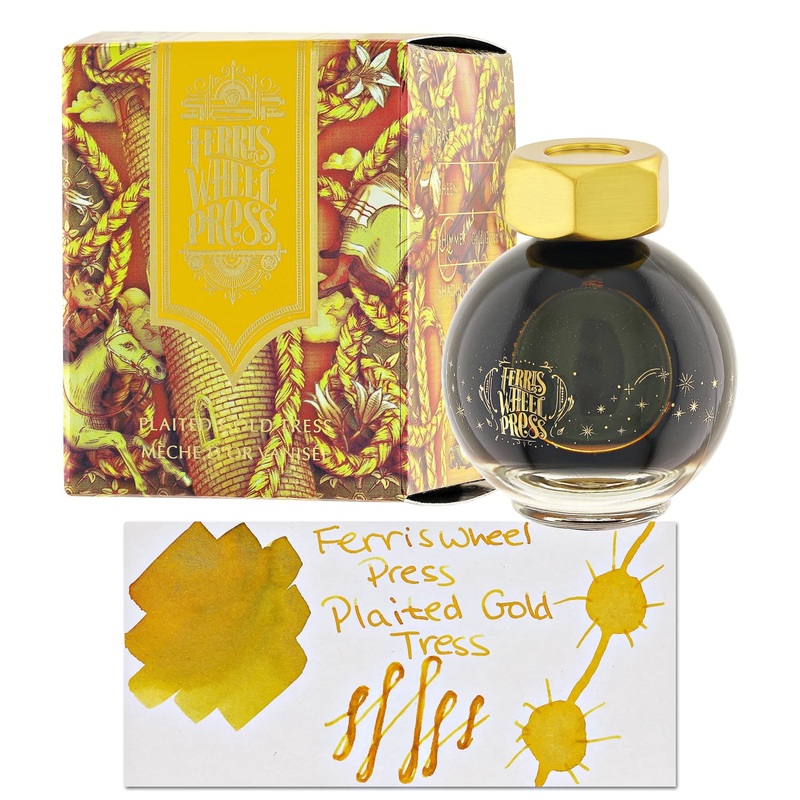 Ferris Wheel Press Bottled Ink in Plaited Gold Tress – 20 mL