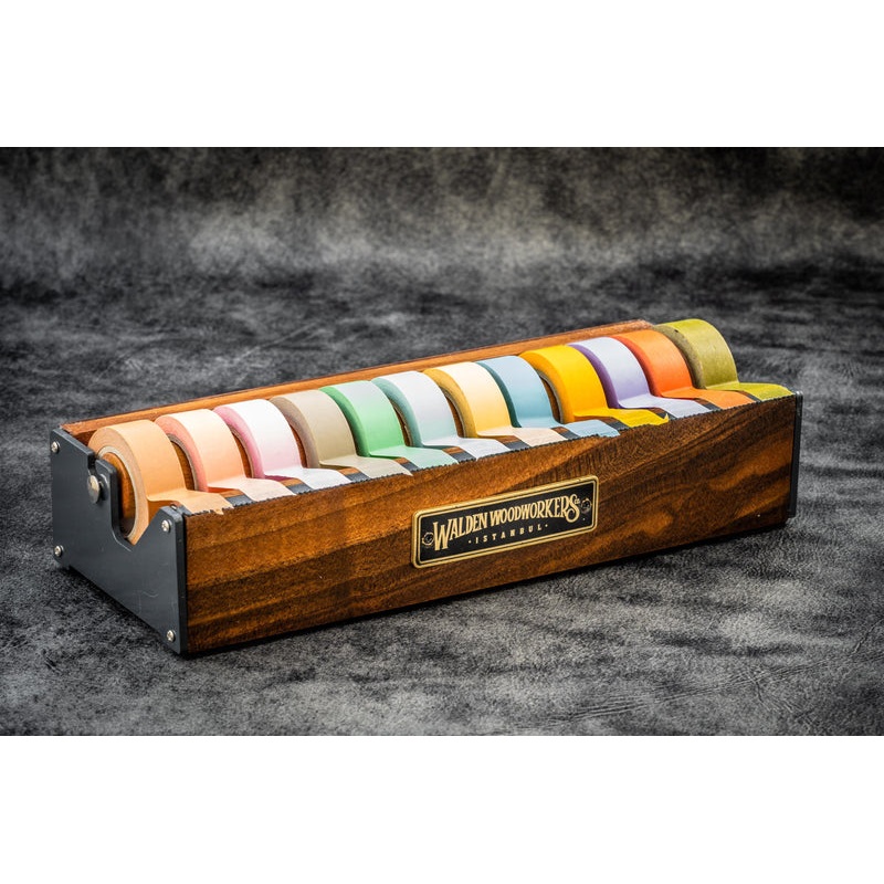 Galen Leather Washi Tape Dispenser – Walnut