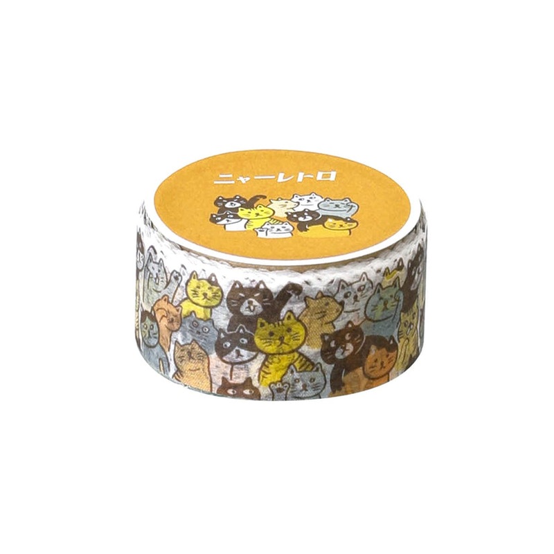 Hightide Masking Tape – Cat Crowd