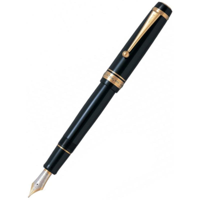 Pilot Custom 845 Urushi Fountain Pen – Black Double Broad