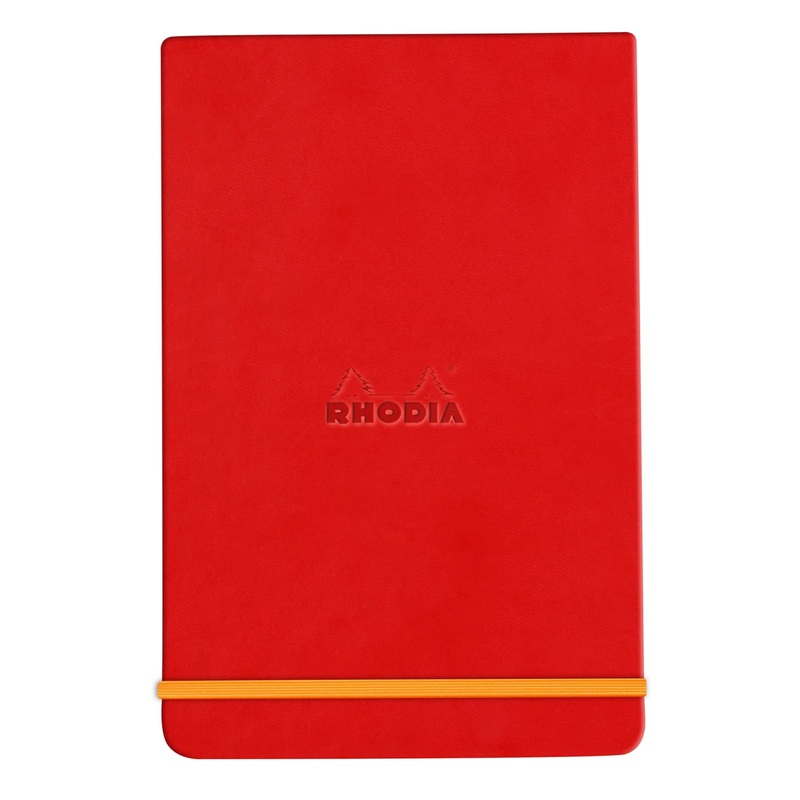 Rhodia Rhodiarama Webnotepad in Poppy – 3.5 in x 5.5 in