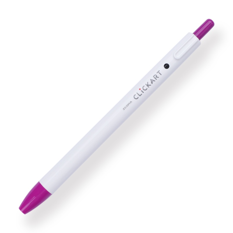 Zebra Clickart Retractable Sign Pen – 0.6 mm – Magenta