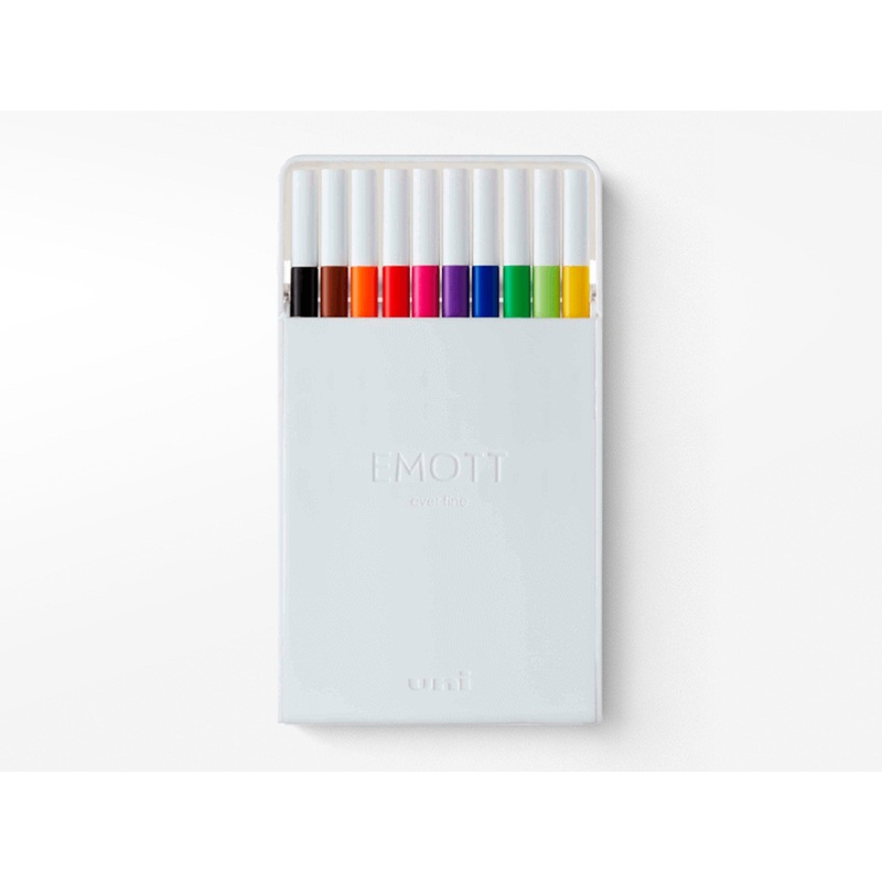 Emott Ever Fine Color Liners Set of 10 #1 Vivid