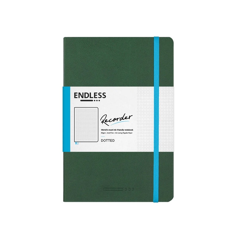 Endless Recorder Forest Canopy Regalia Notebook – A5, Dotted