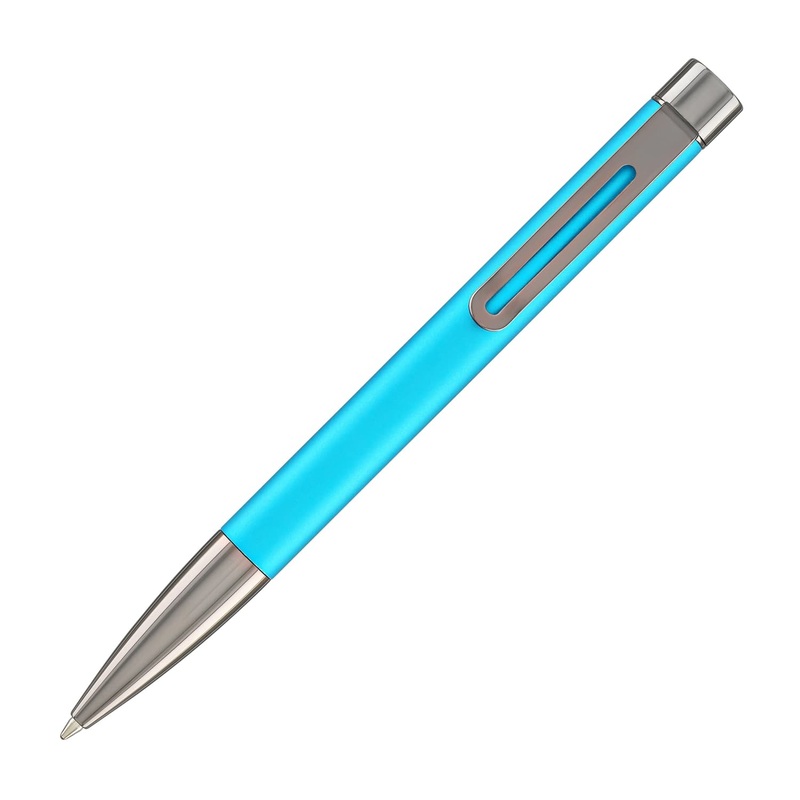 Monteverde USA Ritma Anodized Ballpoint Pen in Turquoise