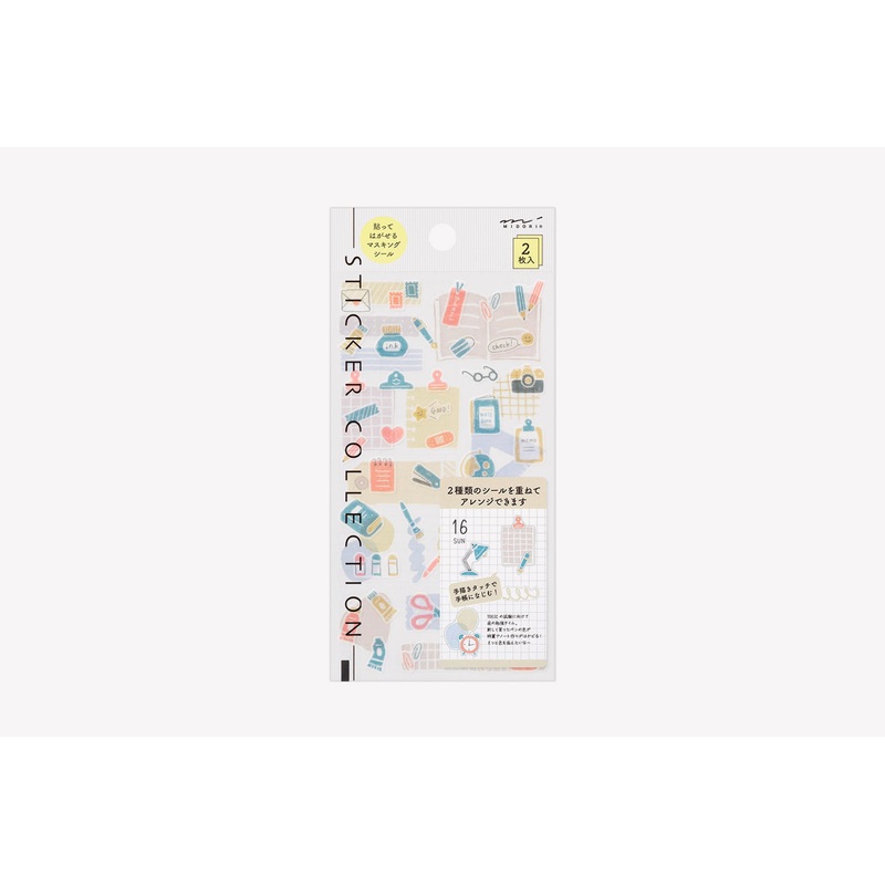 MIDORI Two-Sheet Sticker Set – Stationery