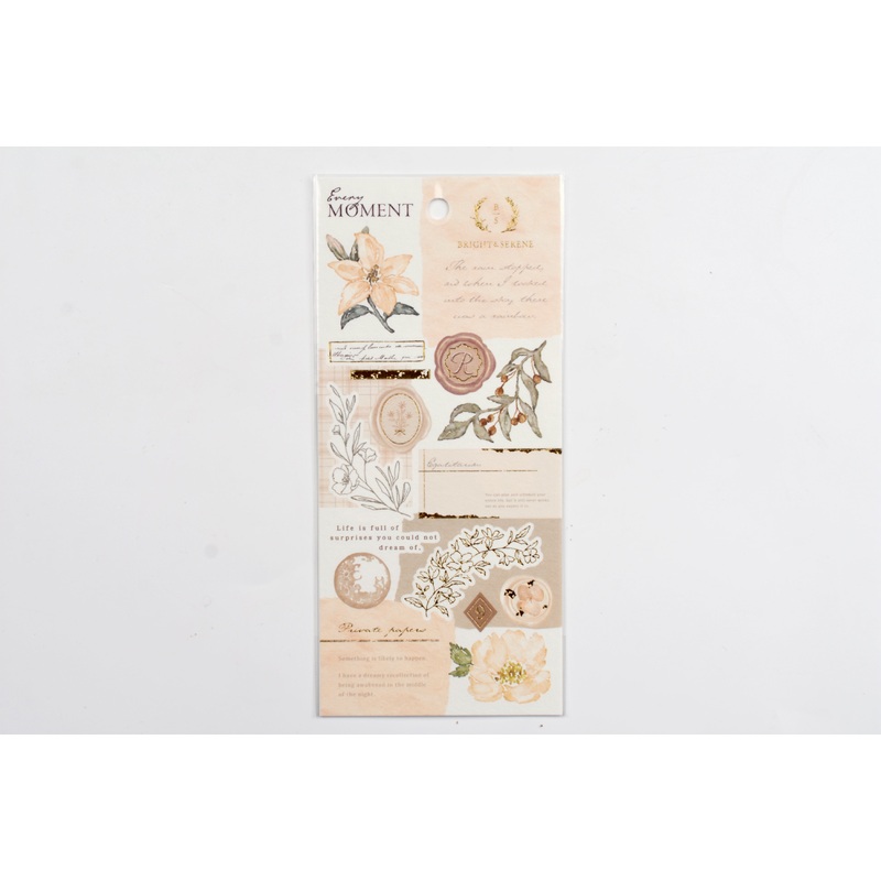 Mind Wave Every Moment Sticker – Beige