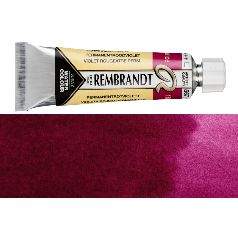Rembrandt Watercolor, 10 mL, #567 Permanent Red Violet