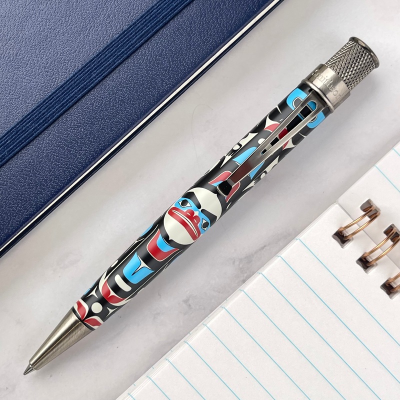 Retro 51 Tornado Smithsonian NMAI Rollerball Pen – Raven Steals the Sun