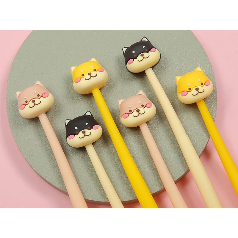 Shiba Inu Wiggle Gel Pen