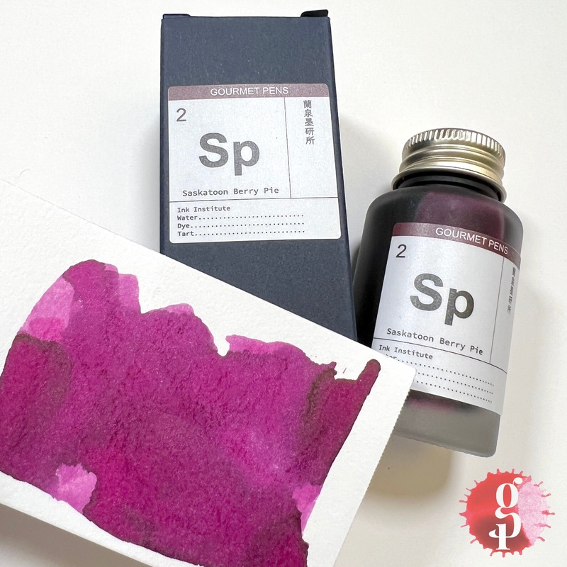 Gourmet Pens x Ink Institute – 02 Saskatoon Berry Pie Ink