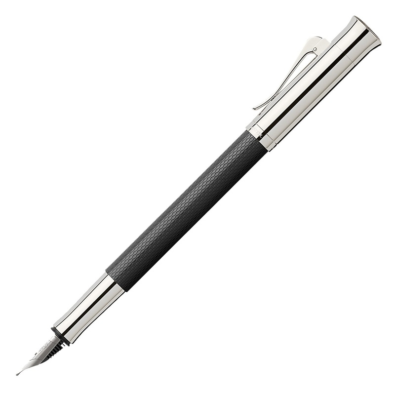Graf Von Faber-Castell Guilloche Fountain Pen – Black Extra Fine