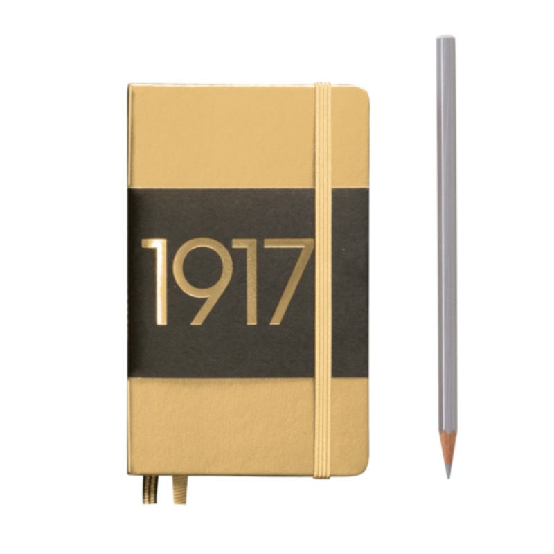 Leuchtturm1917 Notebook Pocket (A6), Plain – Gold