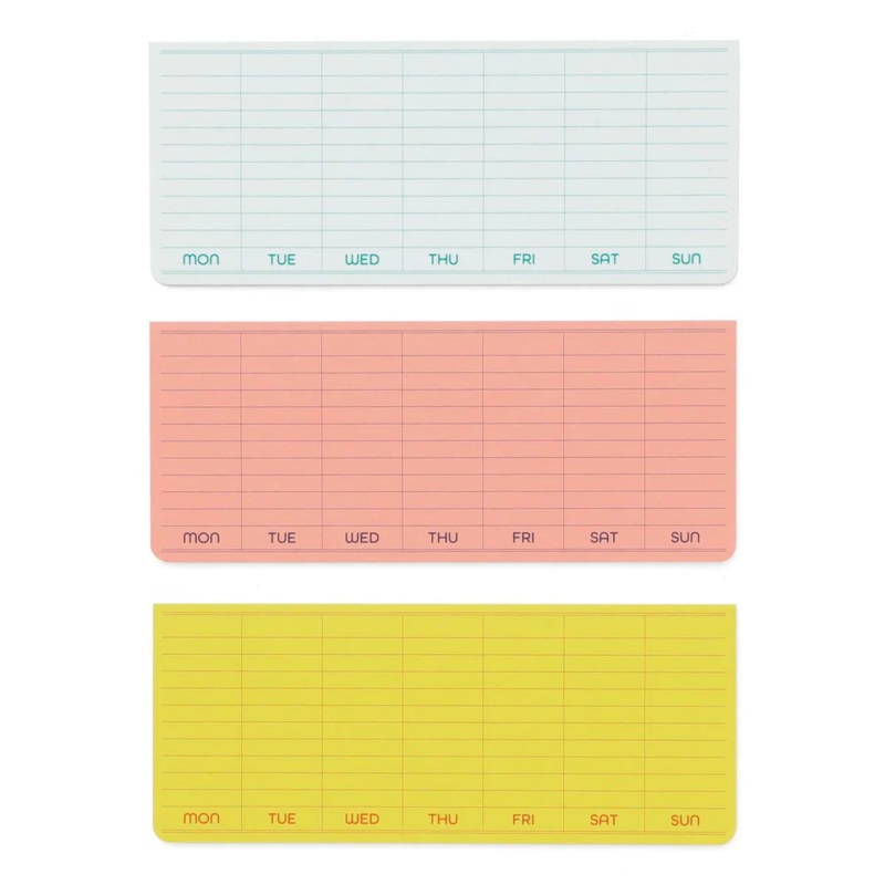 Penco Sticky Memo Pad – Weekly Yellow