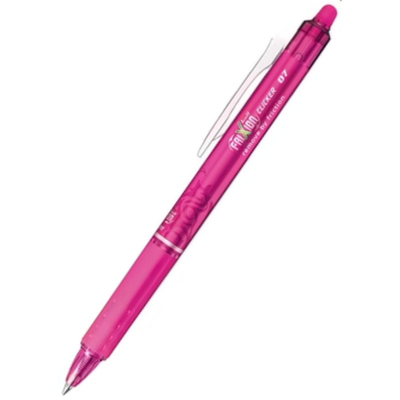 Pilot FriXion Clicker Rollerball – 0.7mm Pink Rose