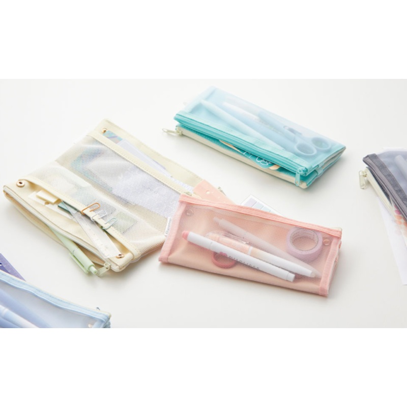 Raymay Flip Snap Pen Case Gray