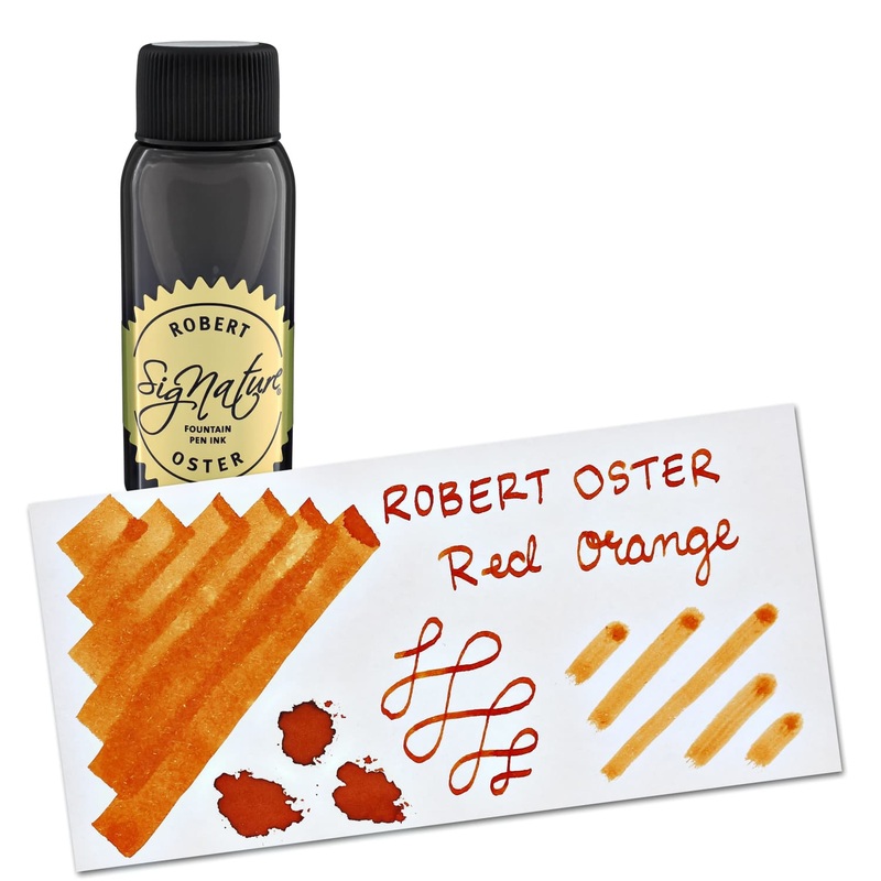 Robert Oster Bottled Ink in Red Orange – 50 mL