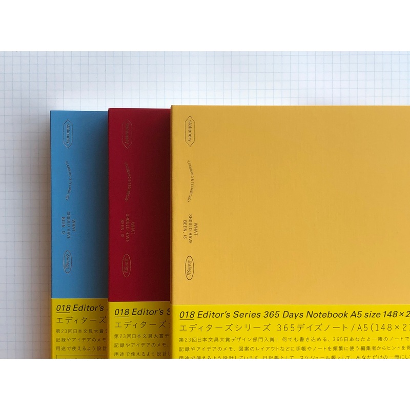 Stalogy Editor’s Series 365Days Notebook – A5 – Colors Yellow