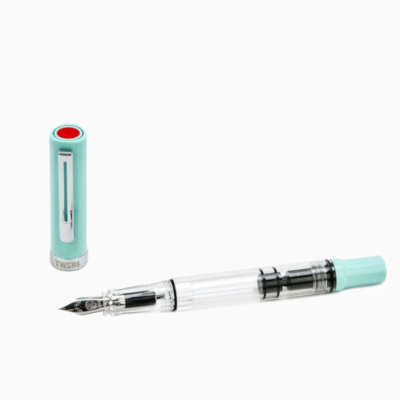 TWSBI Eco-T Fountain Pen – Limited Edition Mint Blue, Medium Nib