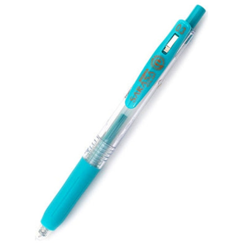 Zebra Sarasa Clip Gel 0.3mm Blue Green Rollerball Pen