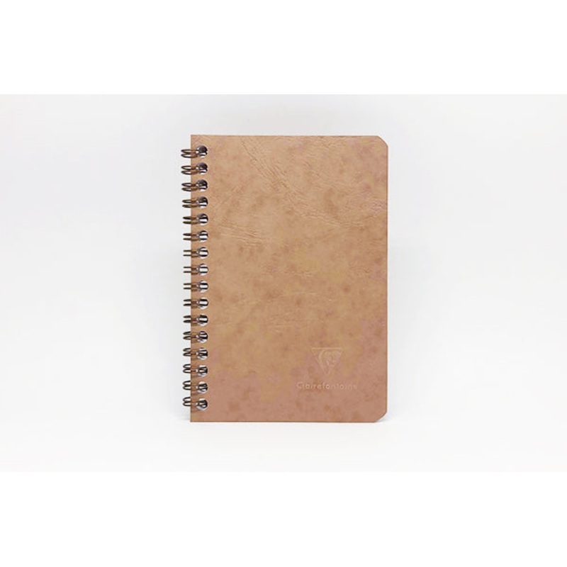 CLAIREFONTAINE Age Bag Wirebound (A6) Notebook – Lined Black