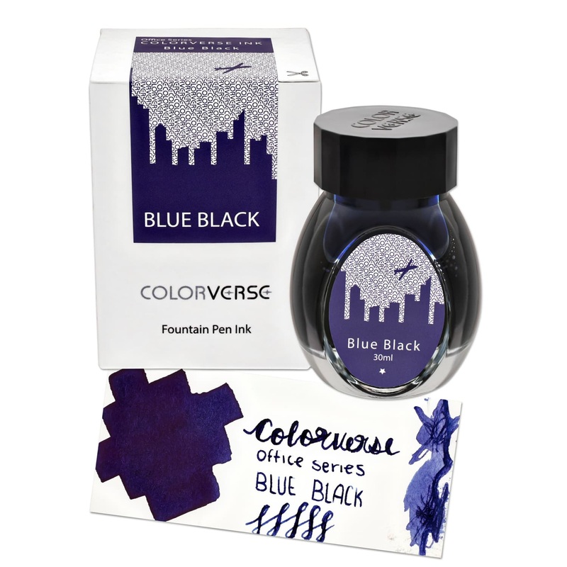 Colorverse Office Series Bottled Ink in Blue Black – 30mL