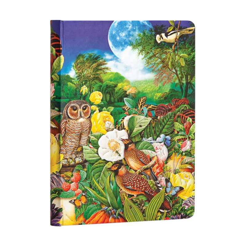 Paperblanks Nature Montages Moon Garden Midi Journal – Blank