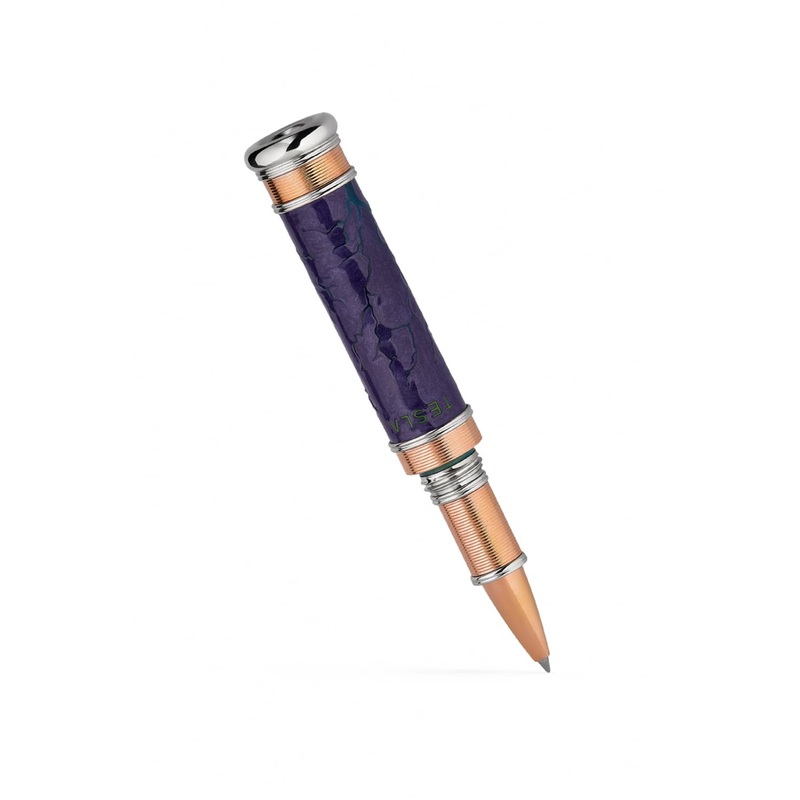 Visconti Limited Edition Rollerball Pen in Nikola Tesla – 18K Gold