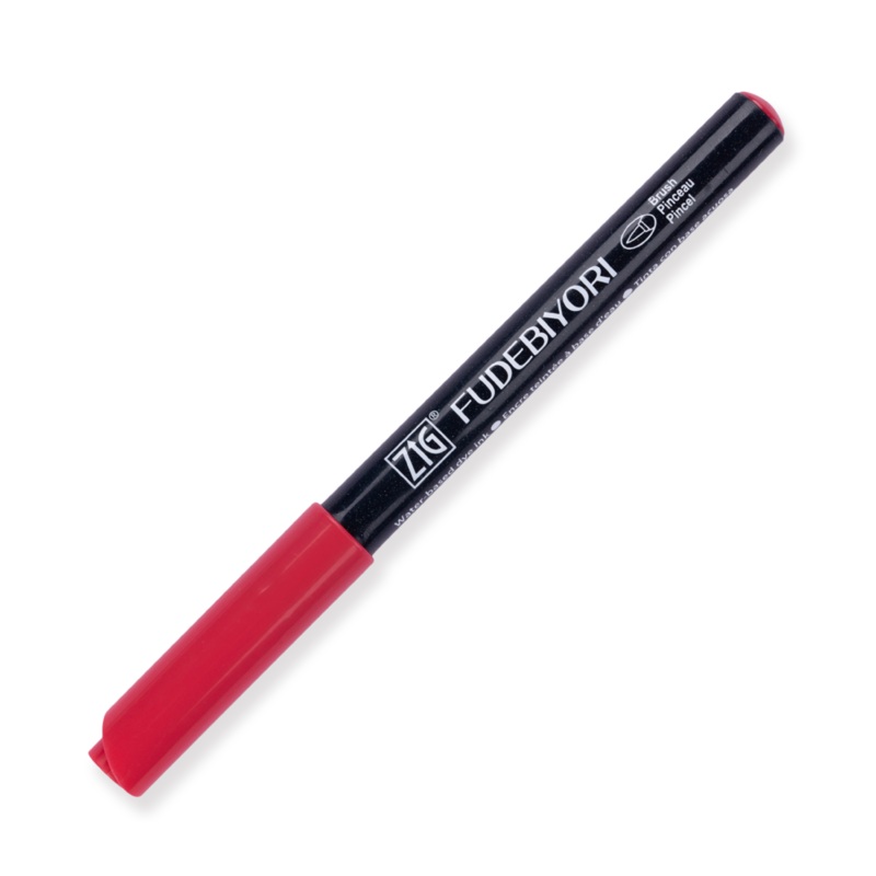 Kuretake Zig Fudebiyori Brush Pen – Wine Red 024