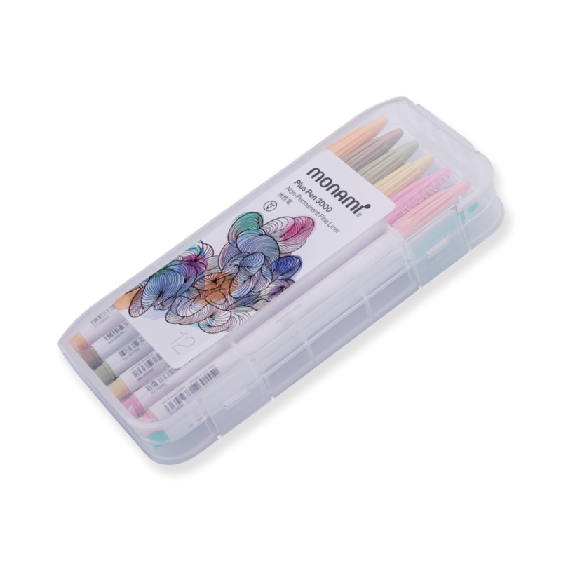 Monami Plus Pen 3000 – Cream Color – Set of 12