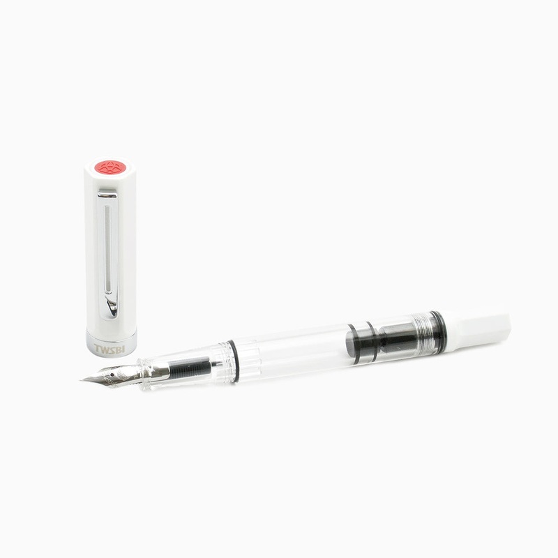 TWSBI Eco Fountain Pen – White, 1.1mm Stub Nib