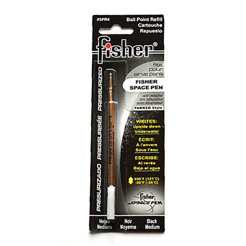 Fisher Space Non Dry Jotter Style Ball Pen Refill, Black Medium