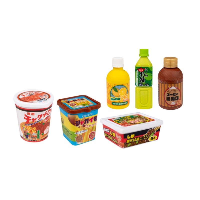 Iwako Random Puzzle Eraser  Snacks