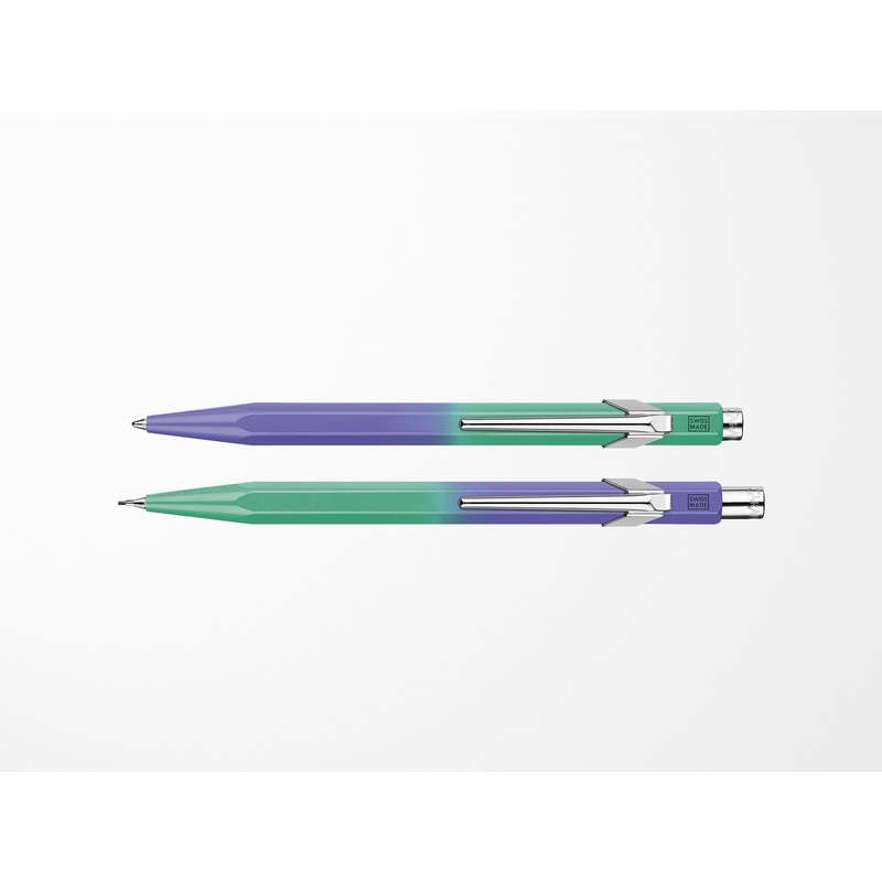 Caran D’Ache 849 Aurora Borealis Set – Ballpoint Pen and Mechanical Pencil