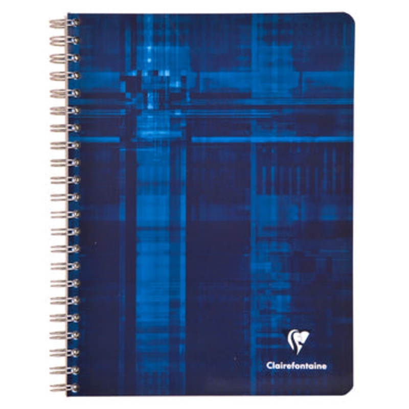 Clairefontaine Wirebound Notebook – Graph w/4 tabs 112 sheets – 8 1/4 x 11 3/4 – Assorted