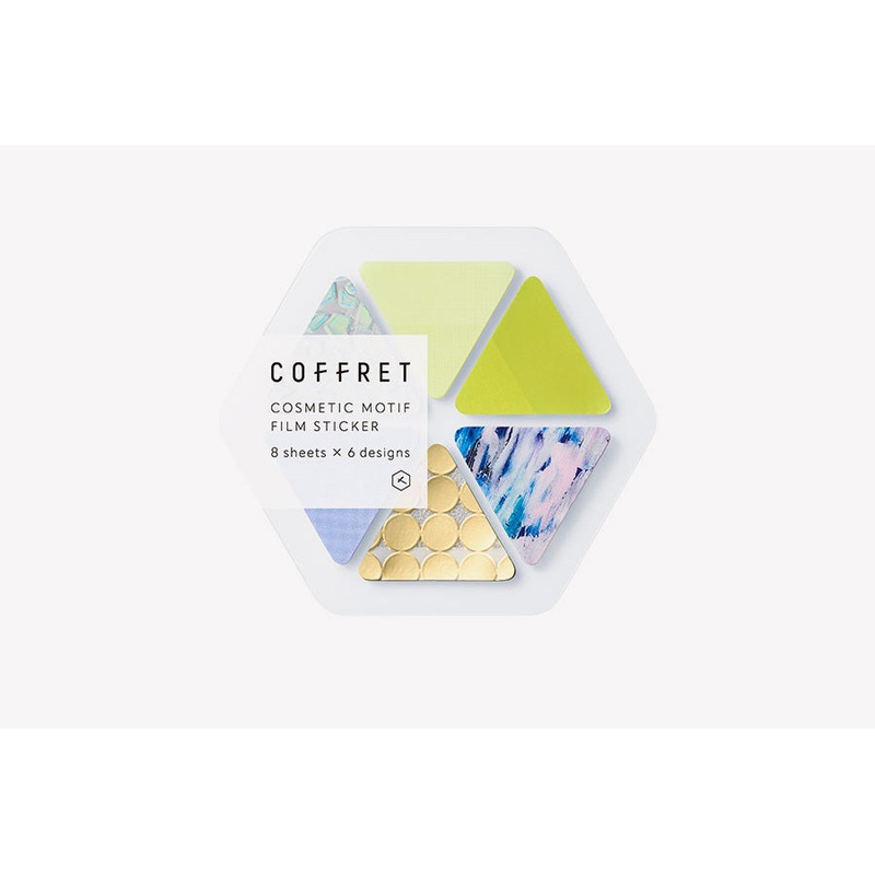 KING JIM Coffret Sticker Set (Triangle) – Chiffon Yellow