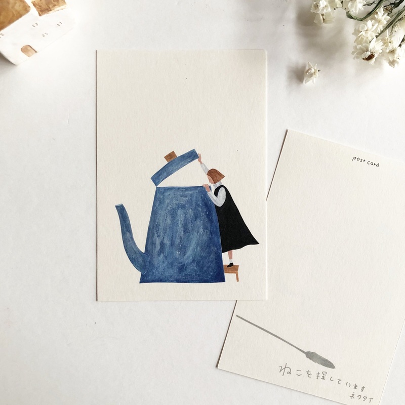 Necktie Postcard – Inside The Blue Teapot