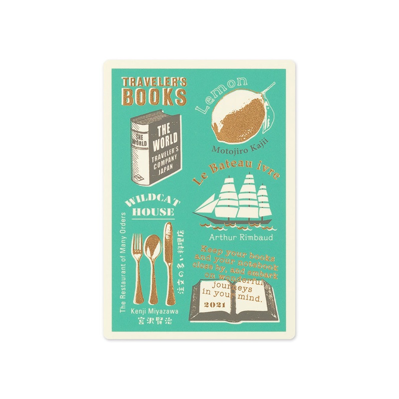 Traveler’s Notebooks Plastic Sheet 2021 for Passport Size