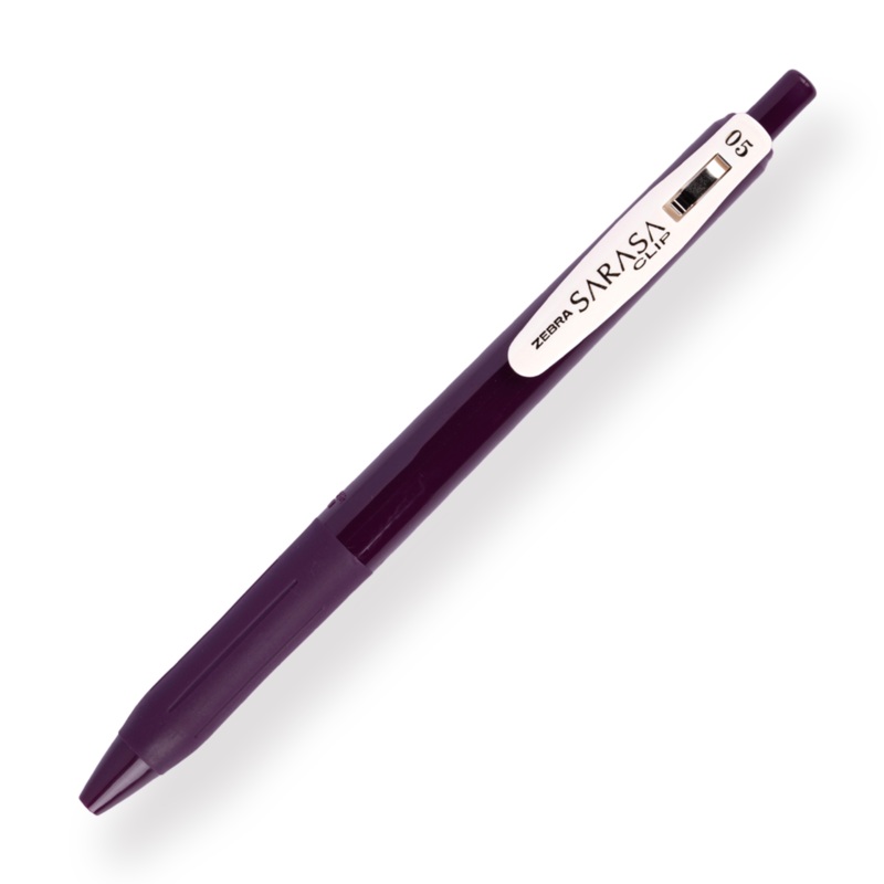 Zebra Sarasa Clip Gel Pen – Vintage Color – 0.5 mm – Bordeaux Purple