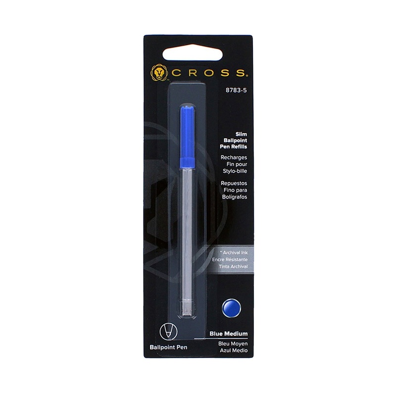 Cross 8783-5 Slim Ball Pen Refill – Blue – Medium