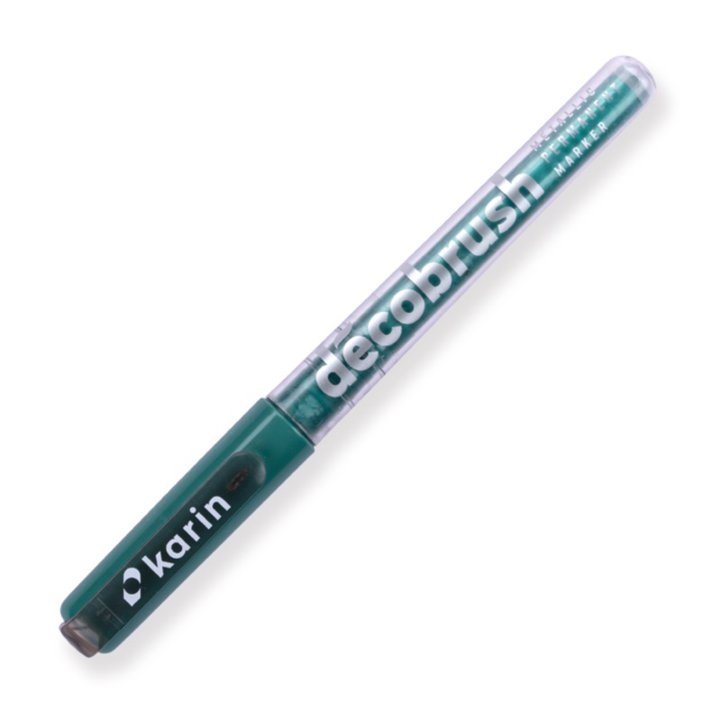 Karin Deco Brush Metallic Marker – Metallic Green