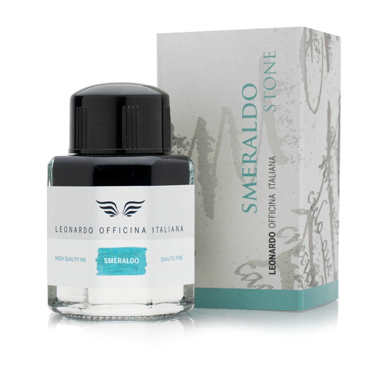 Leonardo Officina Italiana Fountain Pen Ink – Smeraldo Emerald 40ml