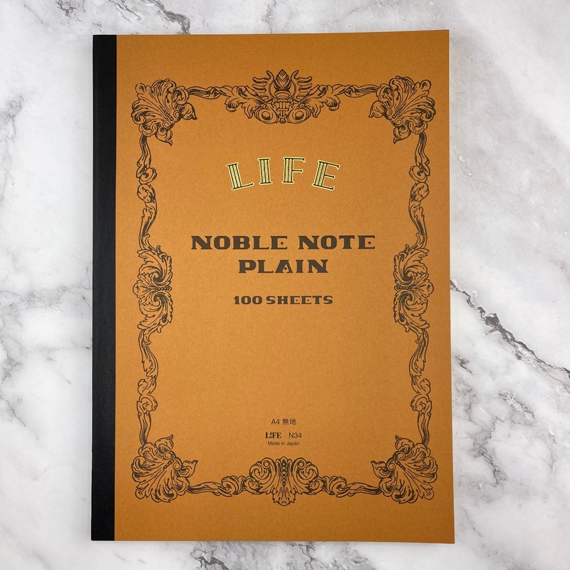 Life Noble Notebook – Brown – Blank – A4