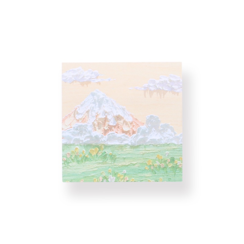 Oil Painting Sticky Notes – Mountain