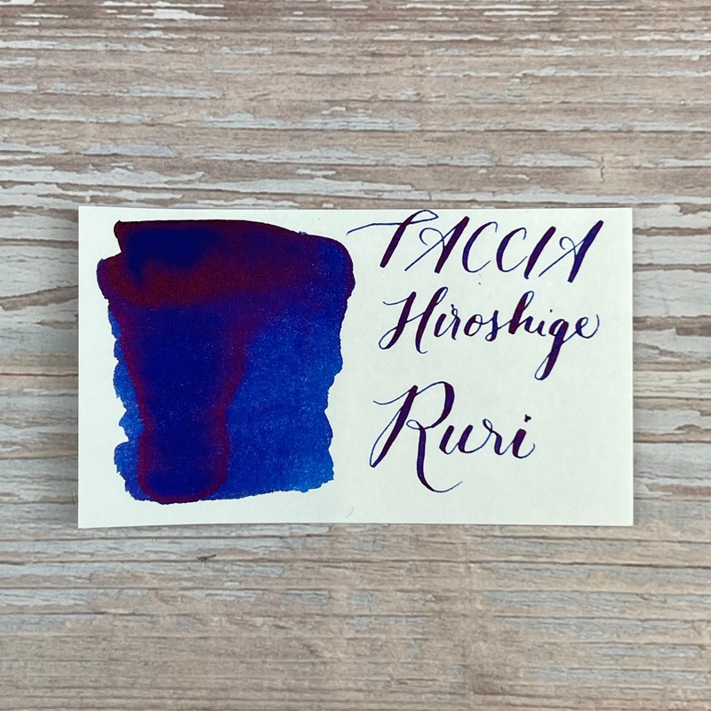 Taccia Ukiyo-e 40ml Bottled Ink – Hiroshige-Ruri 40ml