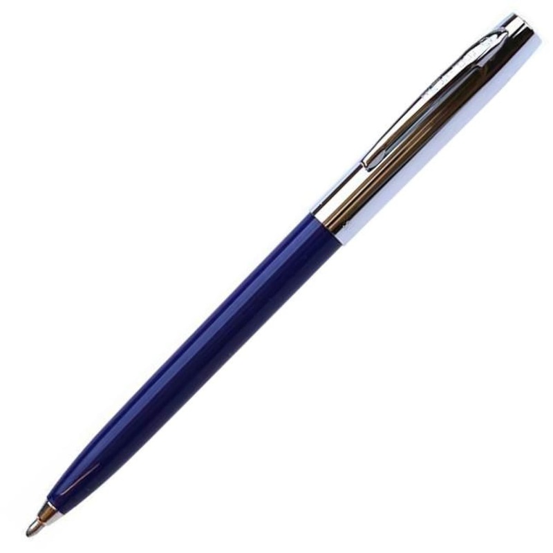 Fisher Space Pen Cap-O-Matic Ballpoint Pen in Blue with Chrome Trim