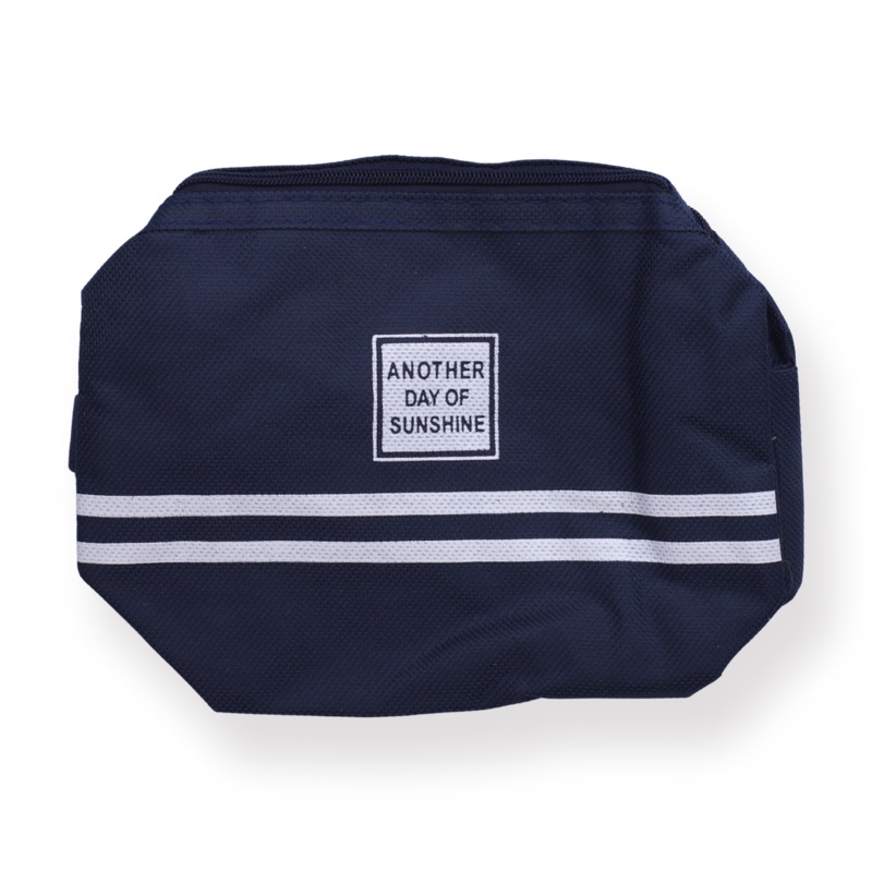 Handheld Minimalist Pencil Case – Navy Blue