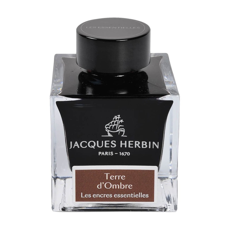 J. Herbin Terre dOmbre Essential Bottled Ink and Cartridges Cartridges