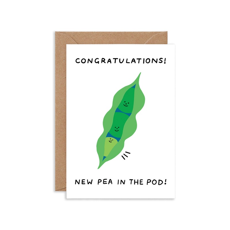 New Pea In The Pod Greeting Card