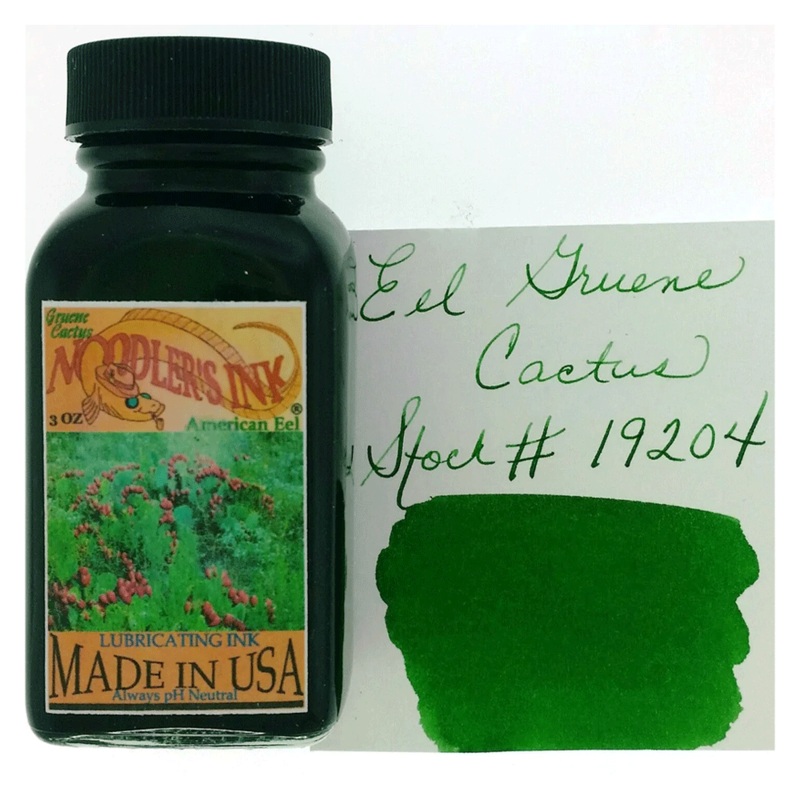 NOODLER’S, Ink Bottle – EEL GRUENE CACTUS (88mL).